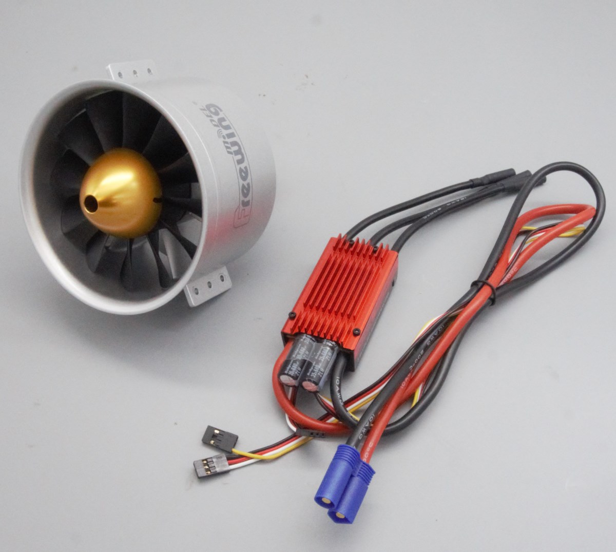 Freewing 90mm V2 12 Blade Special Metal EDF Power Combo For 8S